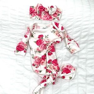 Baby Essentials knotted gown